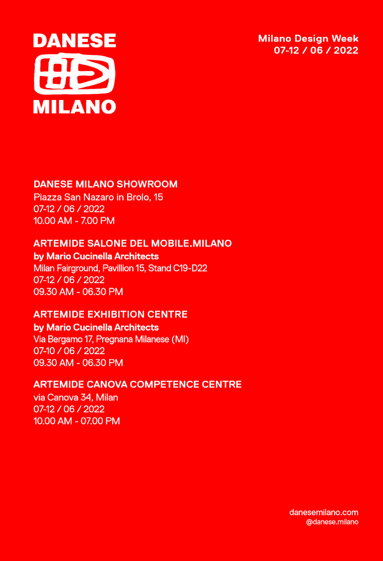 Danese Milano @ Milano Design Week 2022